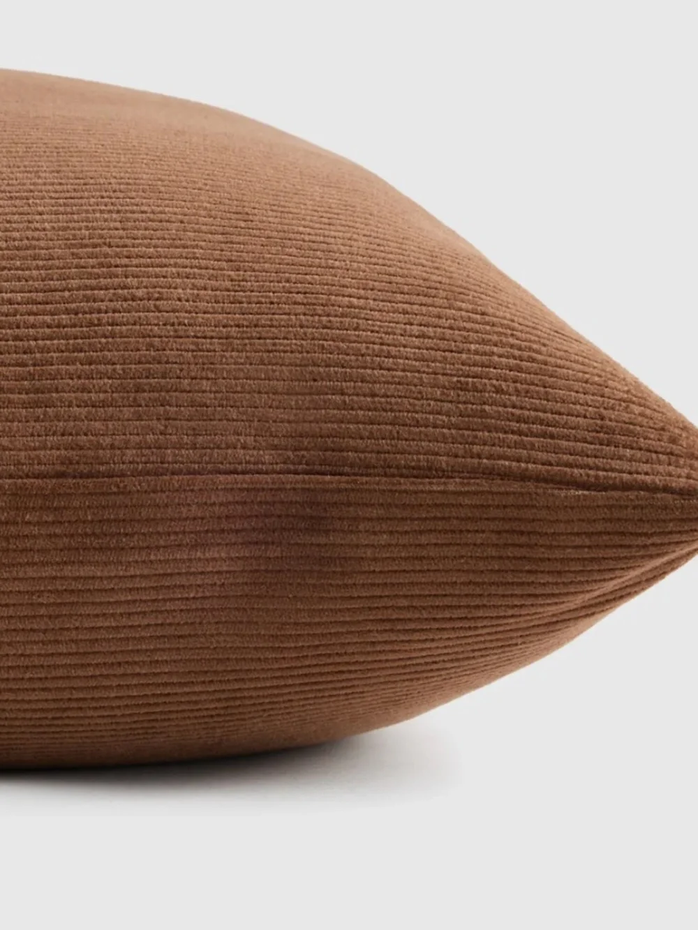 New Corduroy Cotton Velvet Pillow Cover Brown 20 x 20